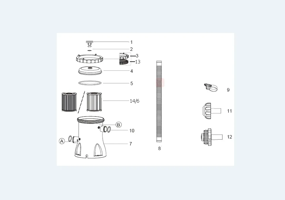 Bestway Fast Set - pool set, grey, 3,66x0,76m