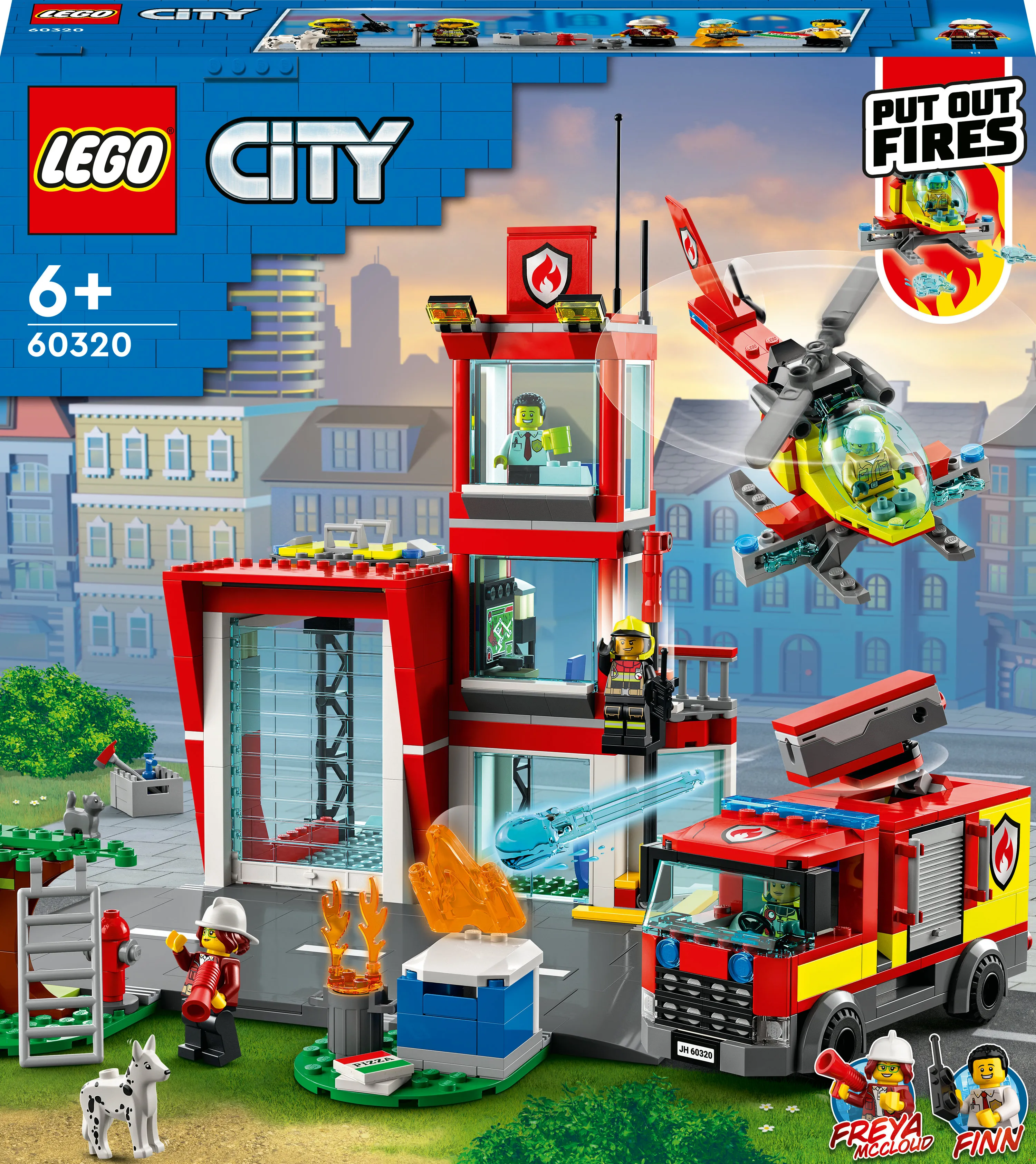 Lego City Fire - brandstation 60320