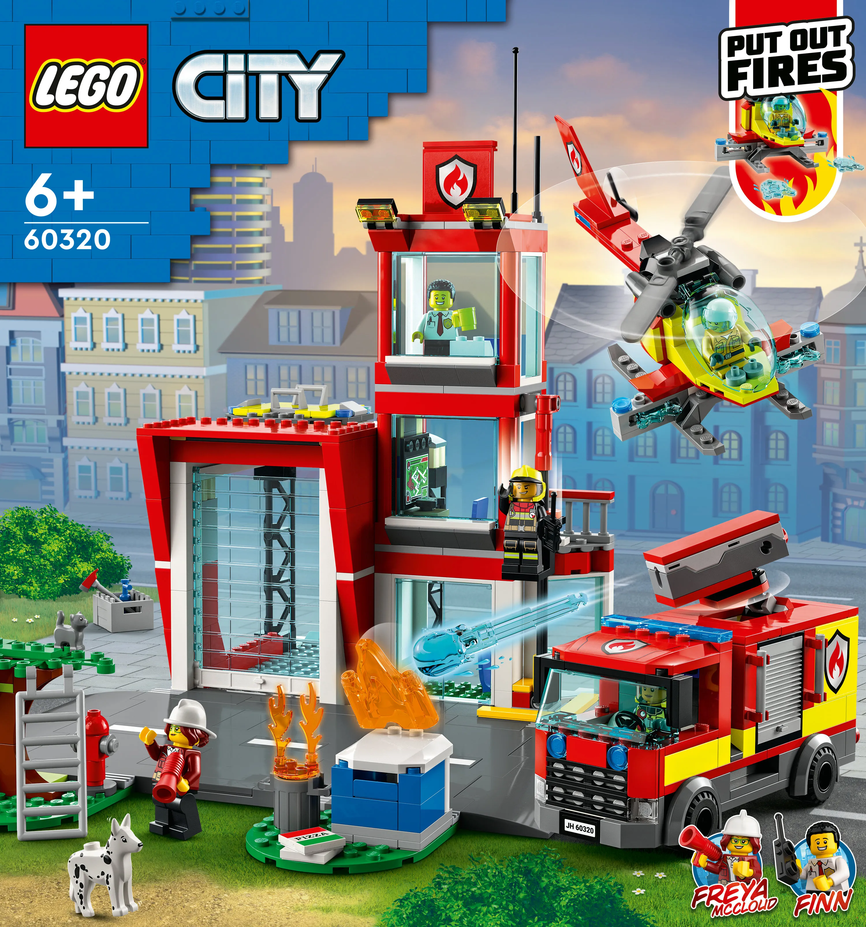 Lego City Fire - brandstation 60320