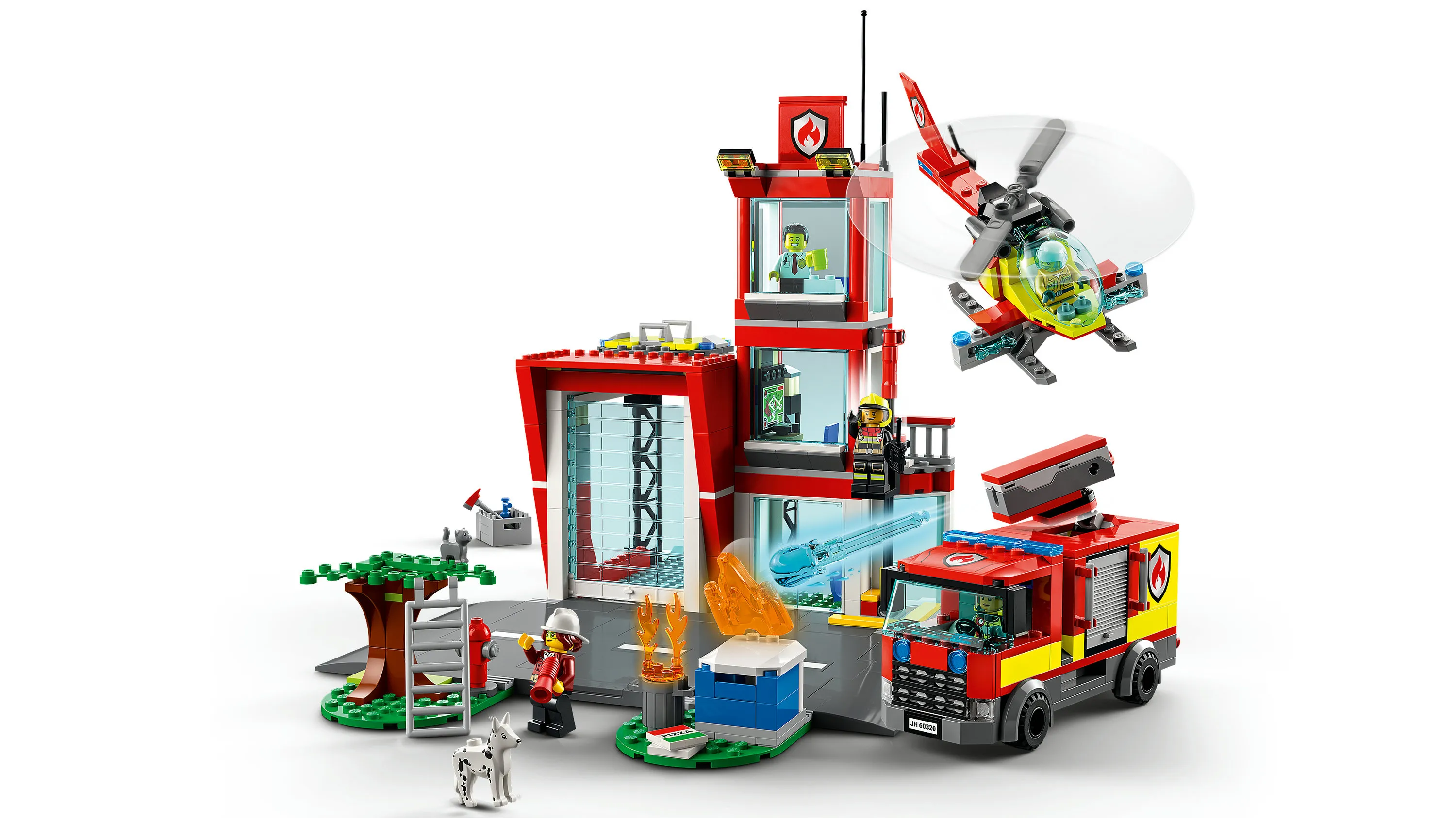 Lego City Fire - brandstation 60320