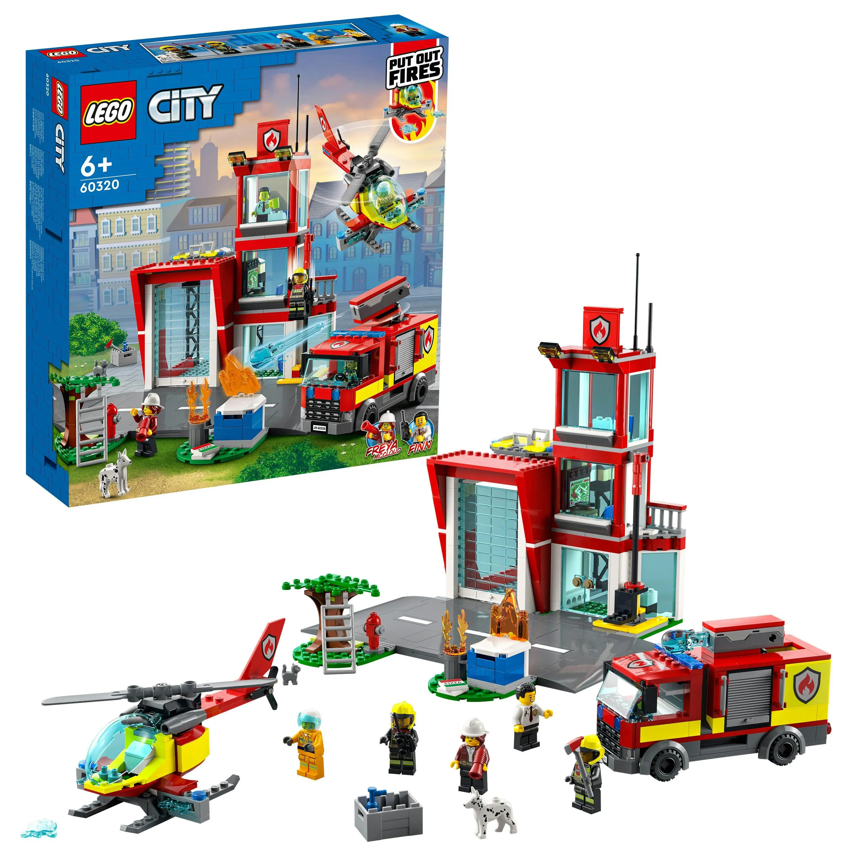 Lego City Fire - brandstation 60320