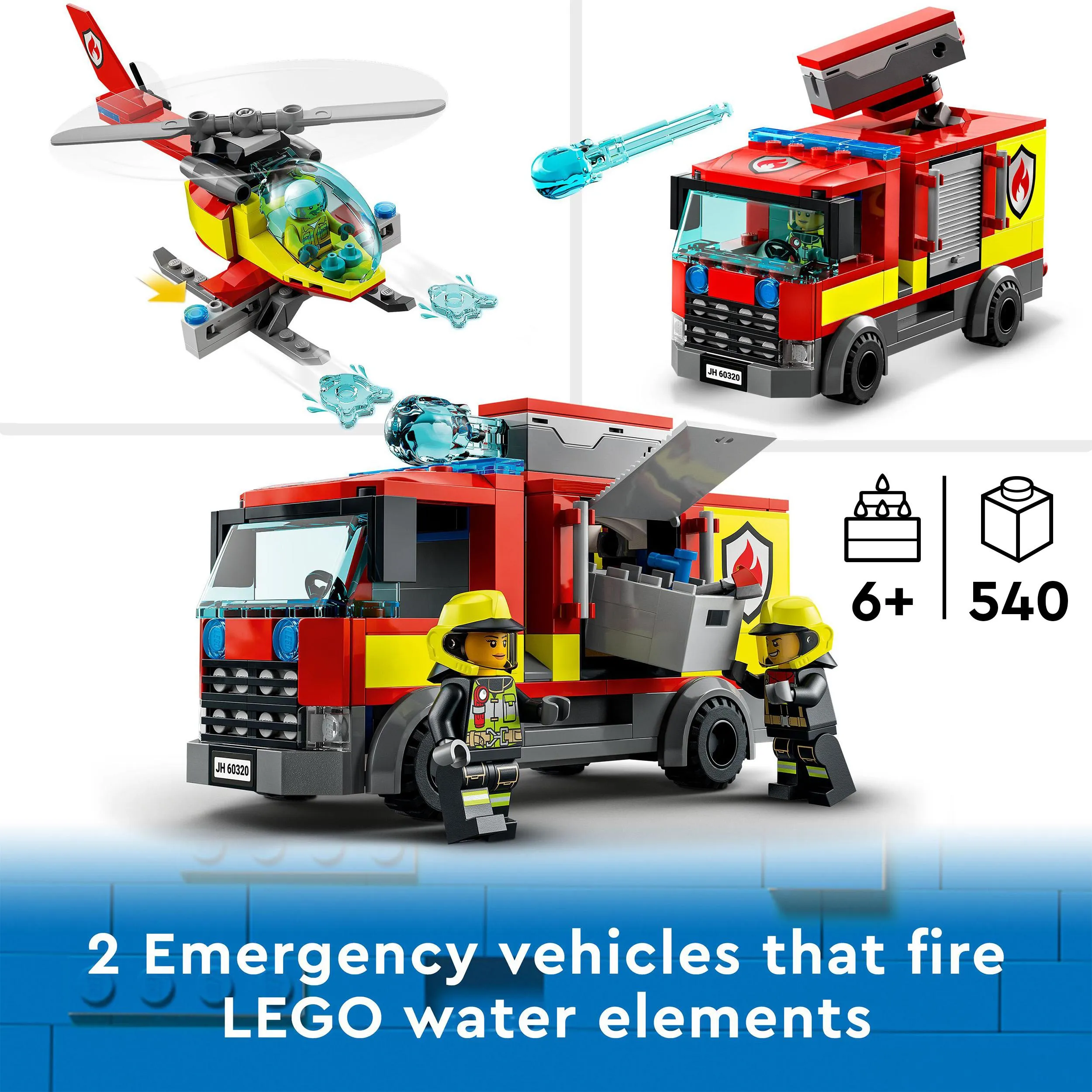 Lego City Fire - brandstation 60320