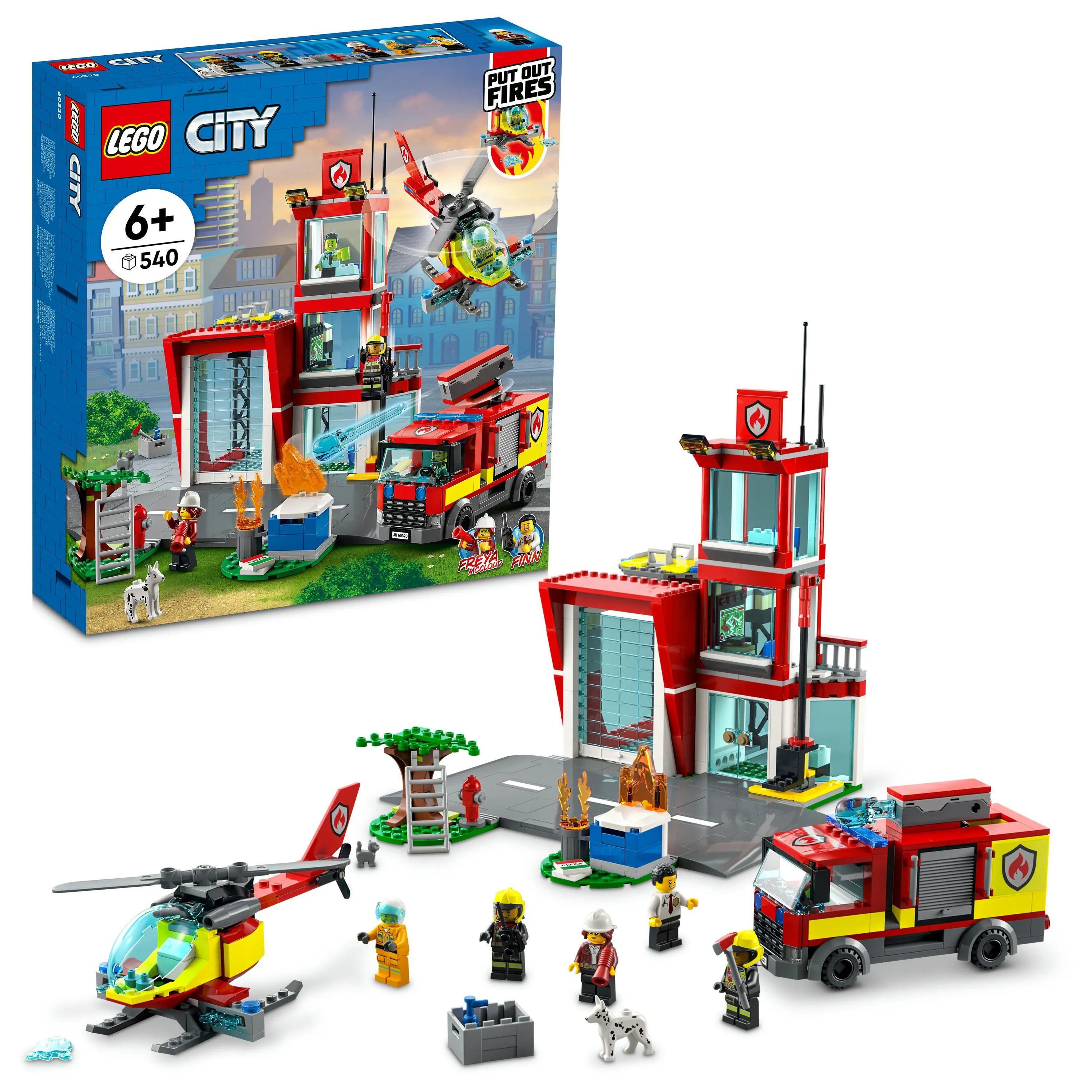 Lego City Fire - brandstation 60320