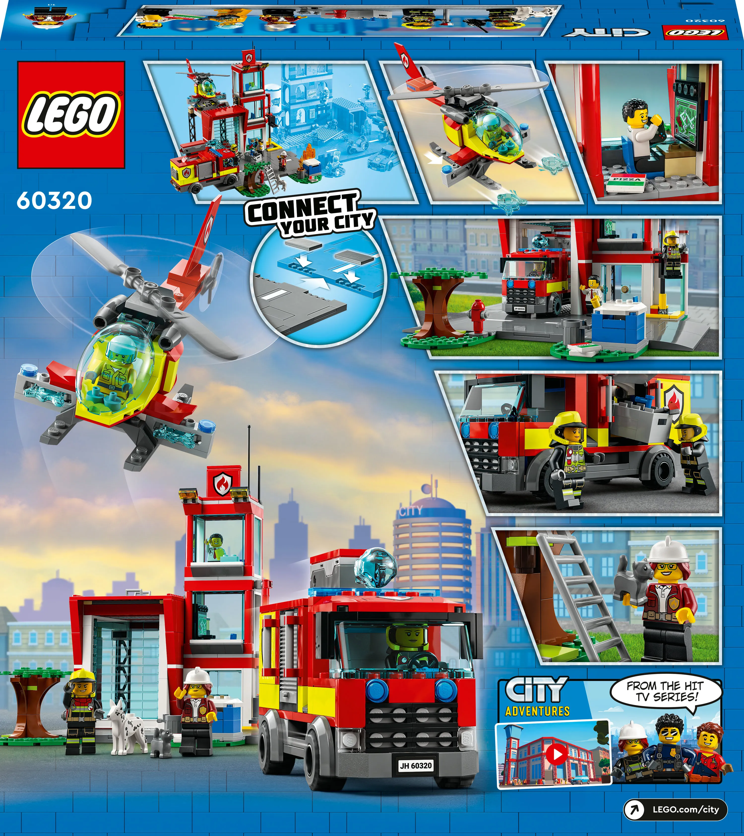Lego City Fire - brandstation 60320