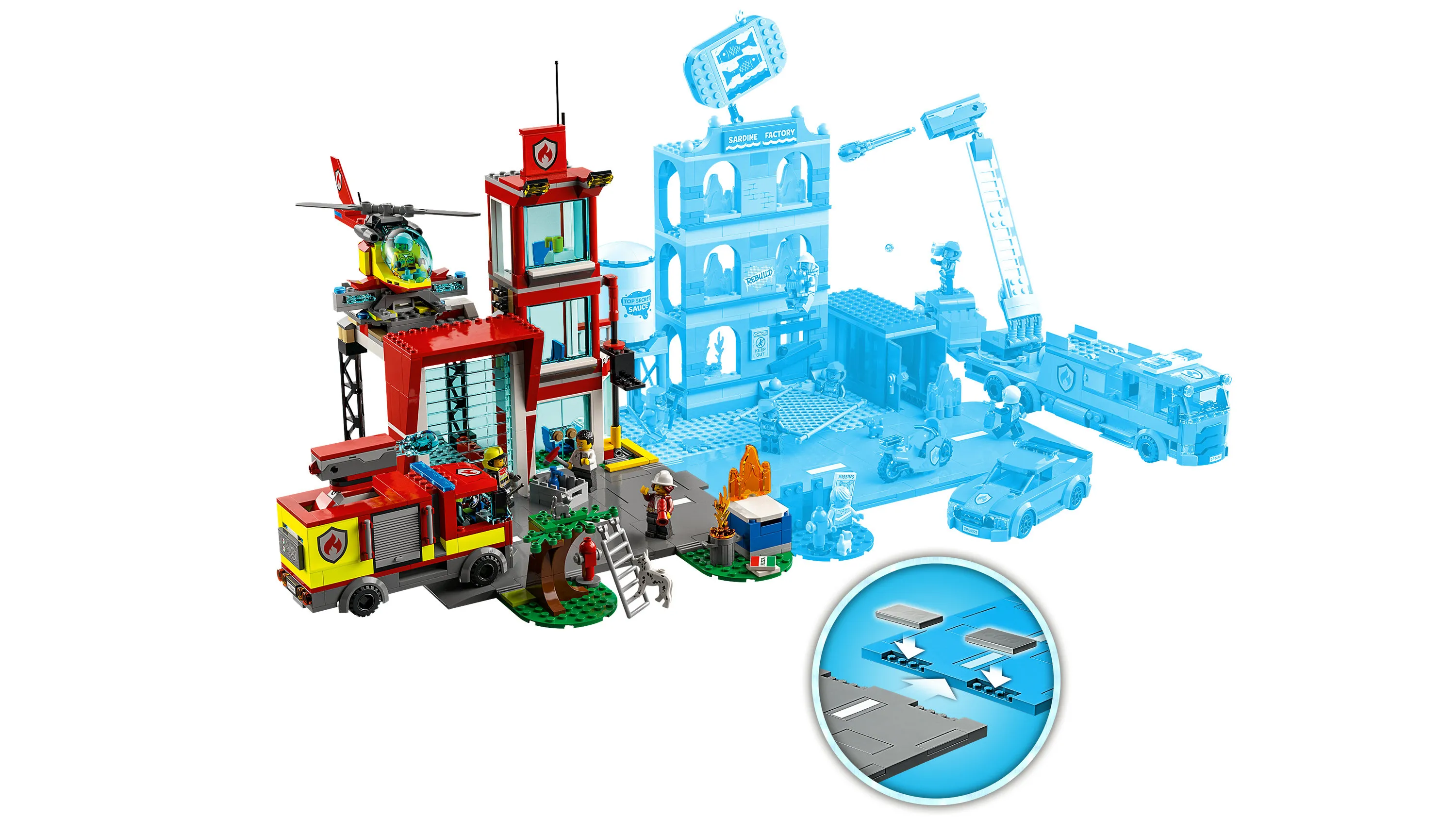Lego City Fire - brandstation 60320