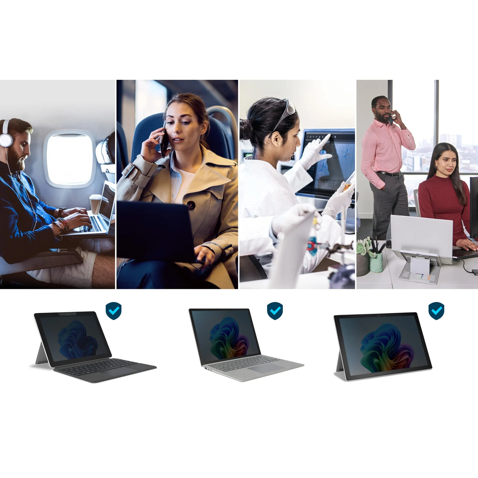 Kensington 2-way Removable 12.3" Privacy Filter for Microsoft Surface Pro