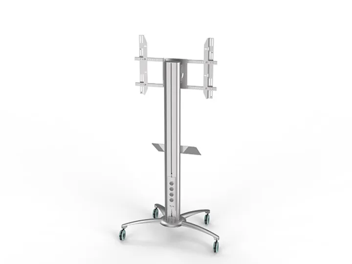 Multibrackets M A3 Broschure Shelf Floorstand - Asennuskomponentti (hylly) - hopea - lattiajalustaan asennettava