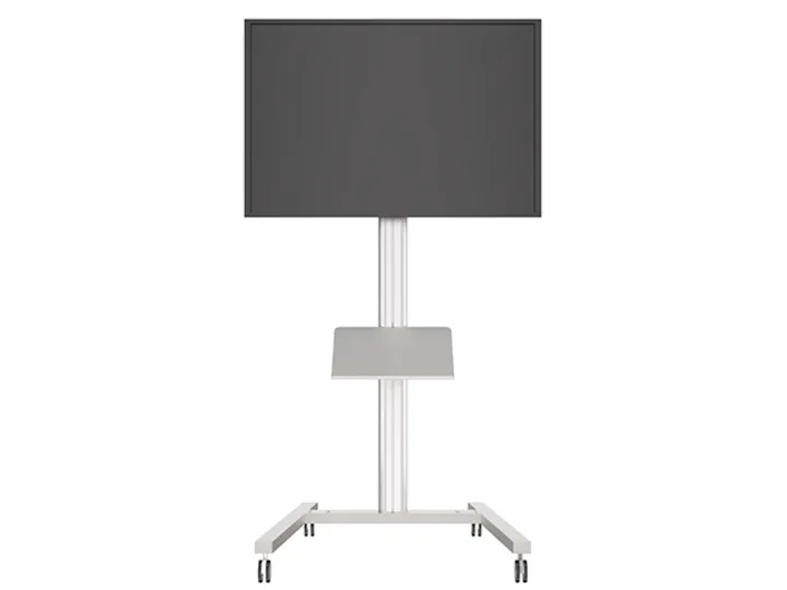 Multibrackets M A3 Broschure Shelf Floorstand - Asennuskomponentti (hylly) - hopea - lattiajalustaan asennettava