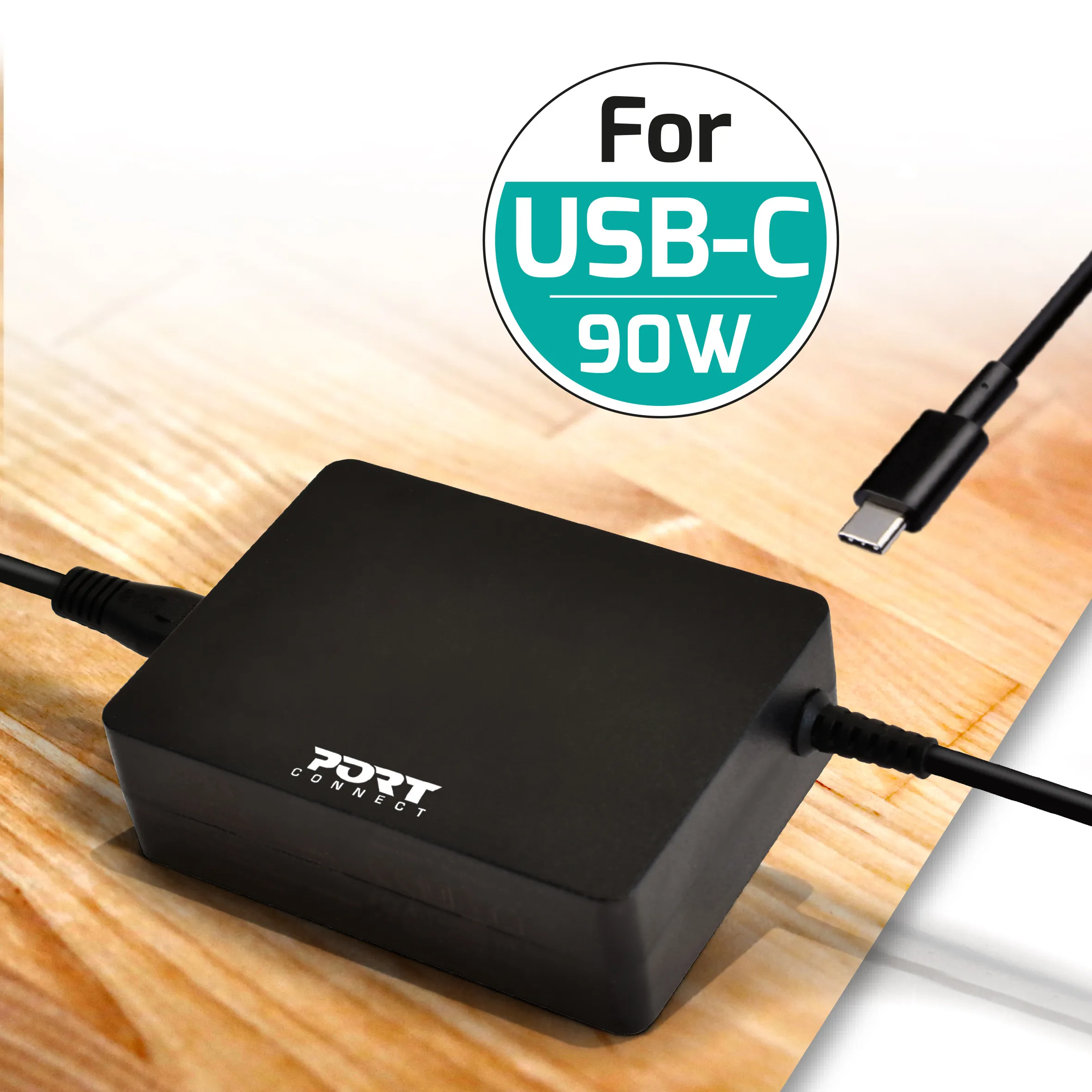 PORT Designs Power Supply USB-C 90W EU /900098