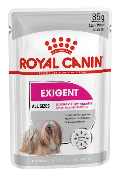 Royal Canin Exigent P&acirc;t&eacute;, Koiran m&auml;rk&auml;ruoka, Adult, 12 x 85 g