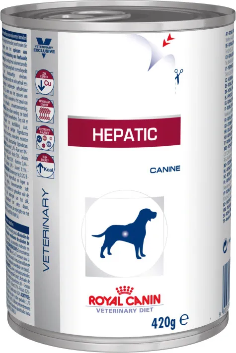 Royal Canin Hepatic, V&aring;tfoder f&ouml;r hund, Adult, 420 g