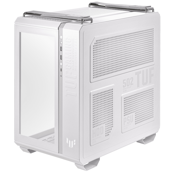 Asus TUF Gaming GT502 Plus TG ARGB - midi case, white
