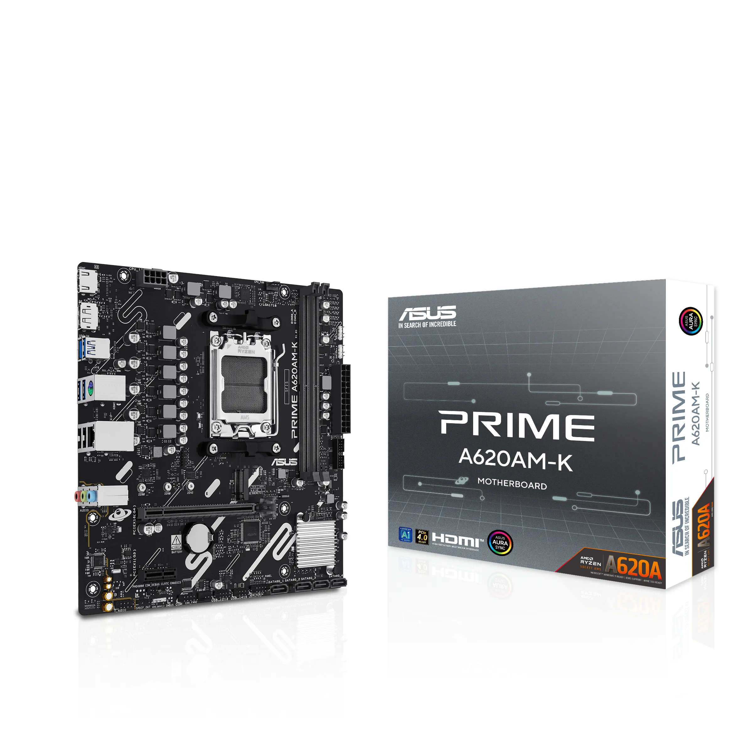 Asus PRIME A620AM-K AM5 mATX Motherboard Asus PRIME A620AM-K AM5 mATX Motherboard