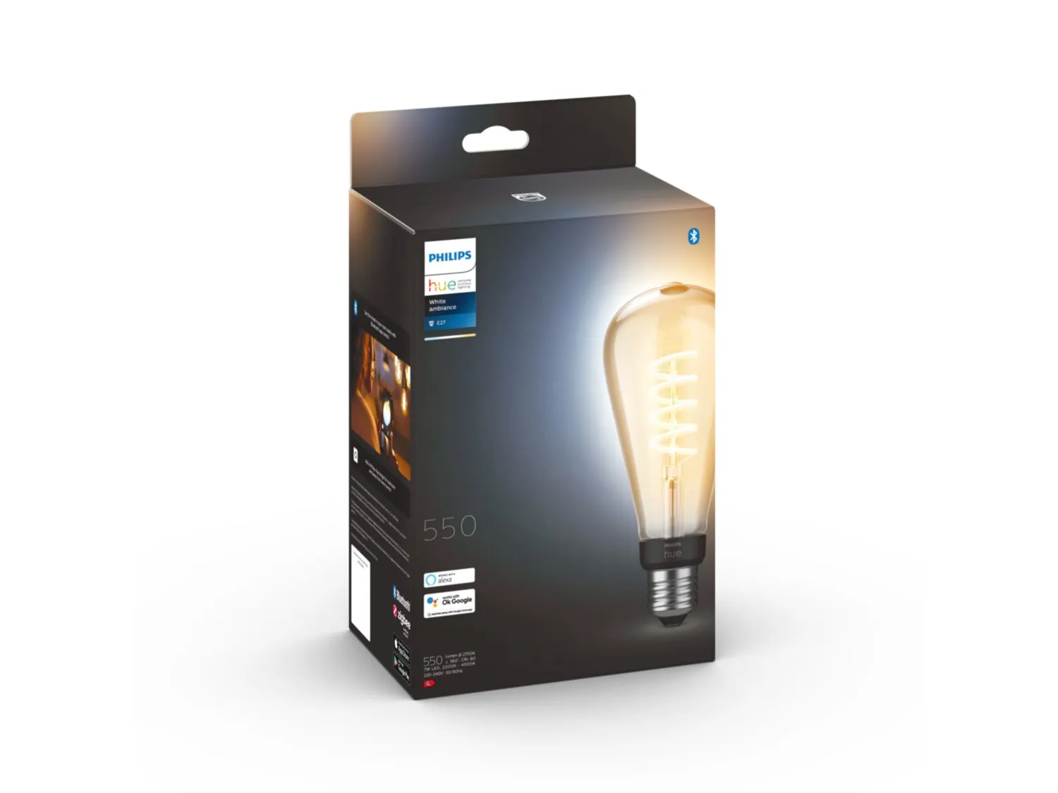 Philips HUE WA 7W FIL ST72 EUR E27