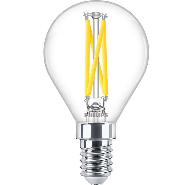 Philips WarmGlow LED bulb P45 E14 2.5 W (25 W) 340 lm Clear Dimmable IP65