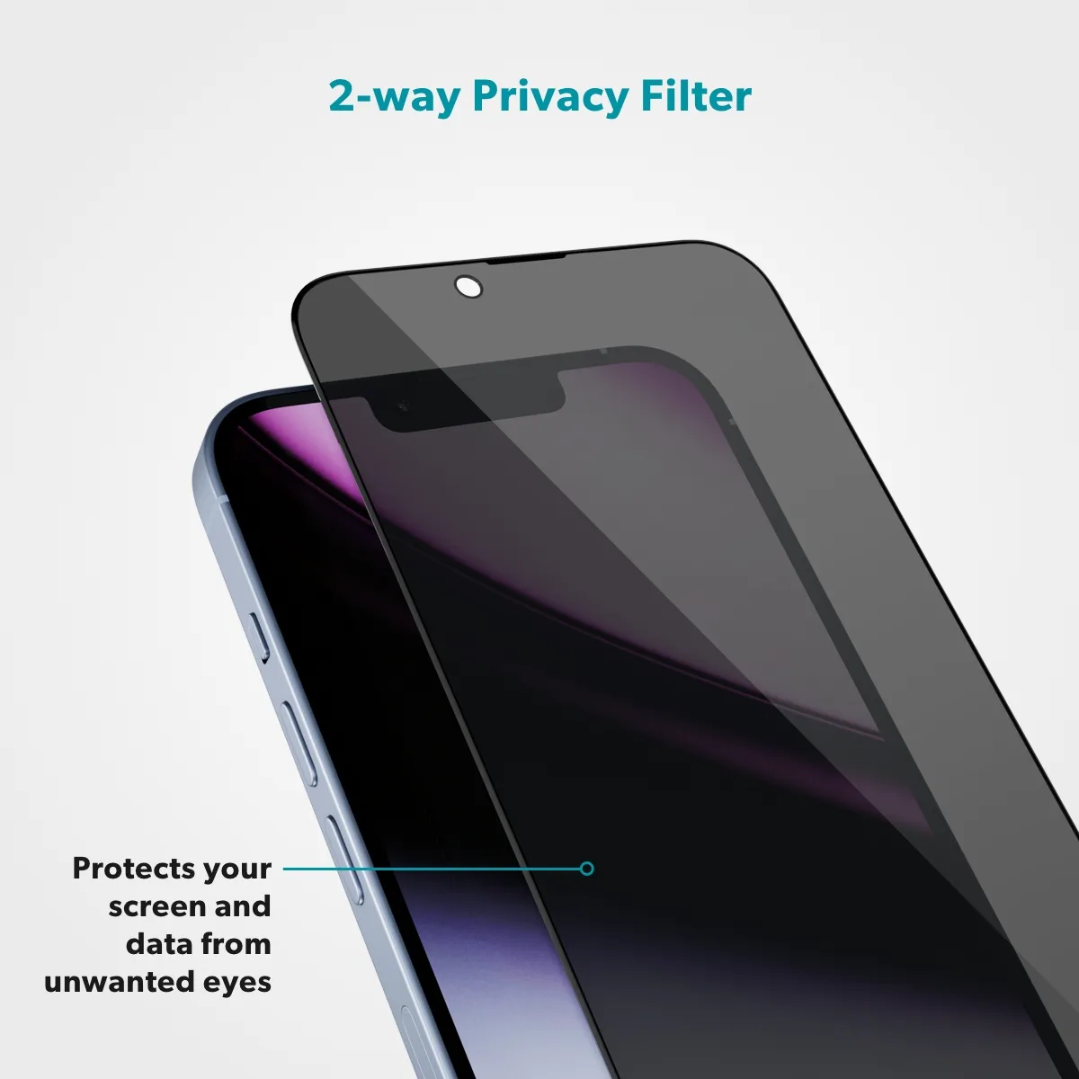 Epico Privacy Glass 3D Ultra-wide Fit with One-step Dust-free Applicator Impact and Scratch Resistant iPhone 17 Pro Max