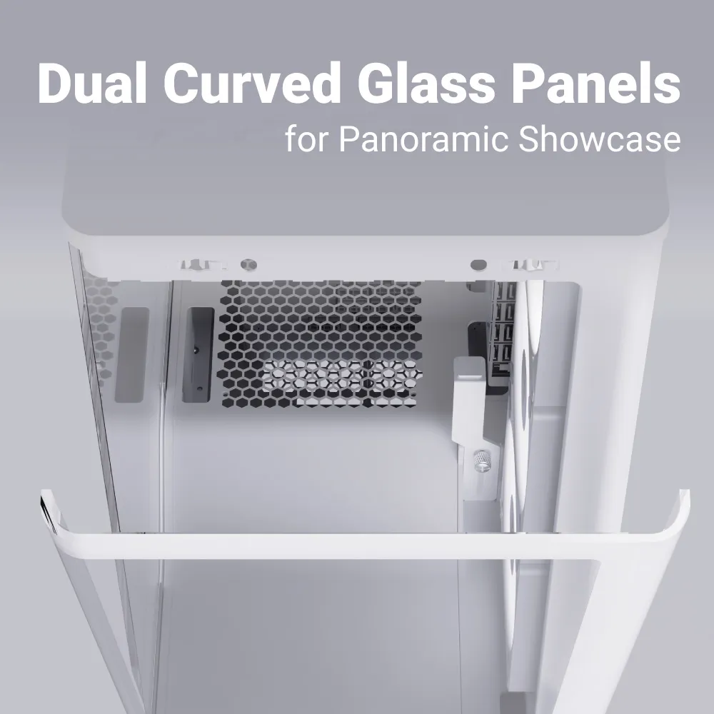 AeroCool P500A Midi-Tower Case with window, Black