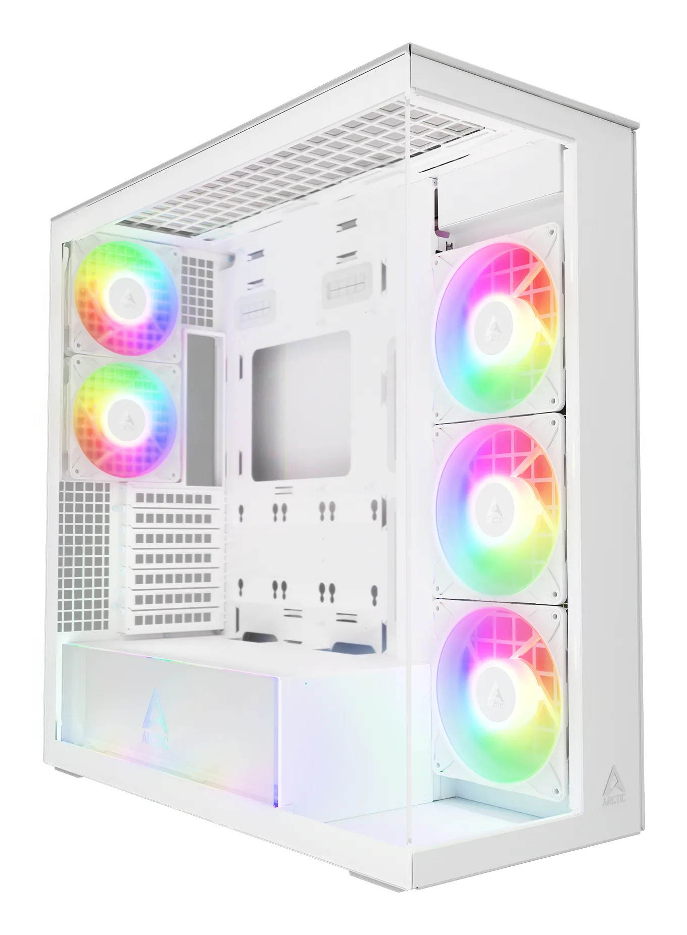 Arctic Xtender 5x A-RGB Fans E-ATX - mid case with window, White