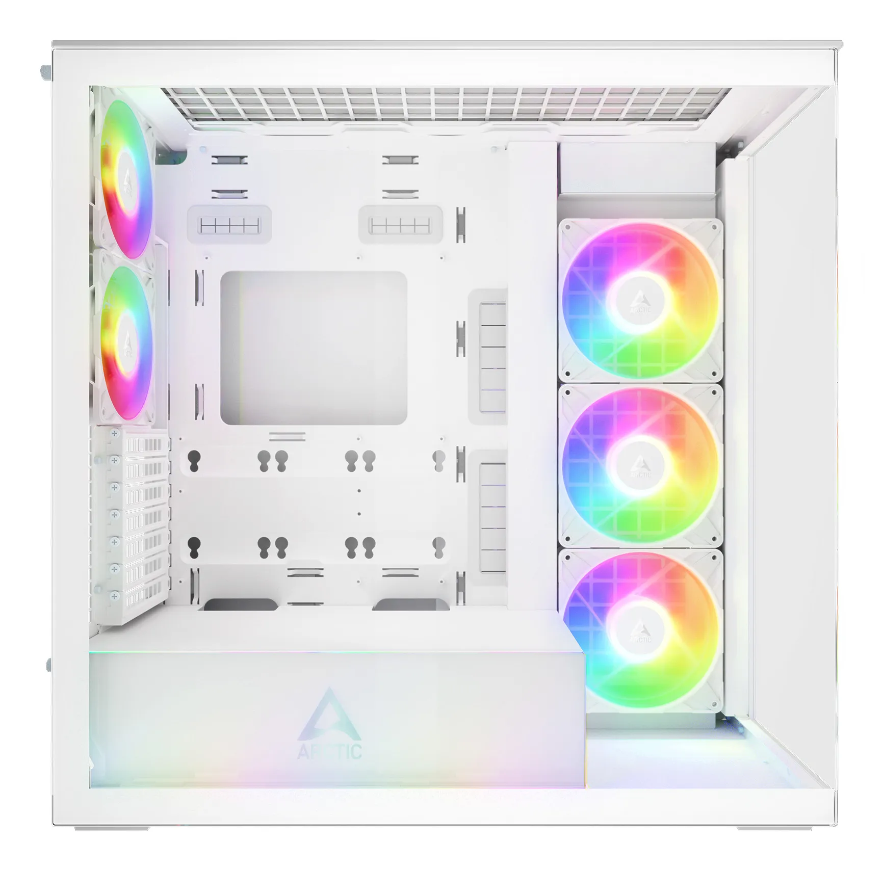 Arctic Xtender 5x A-RGB Fans E-ATX - mid case with window, White