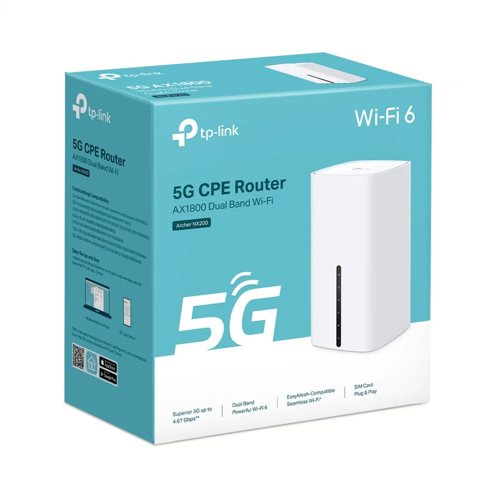TP-Link AX1800 5G Wireless Dual-Band Gigabit Wi-Fi 6 Router /Archer NX200