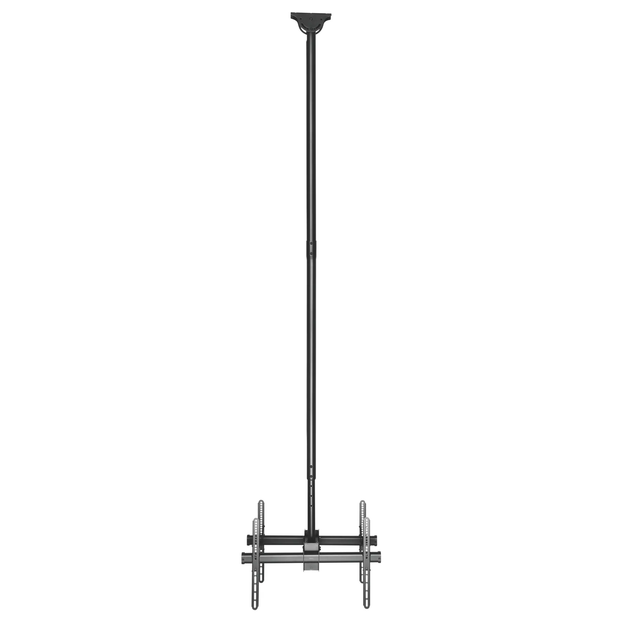 DELTACO Office Telescopic Double TV Ceiling,2500mm-3000mm,45kg,37""-70""