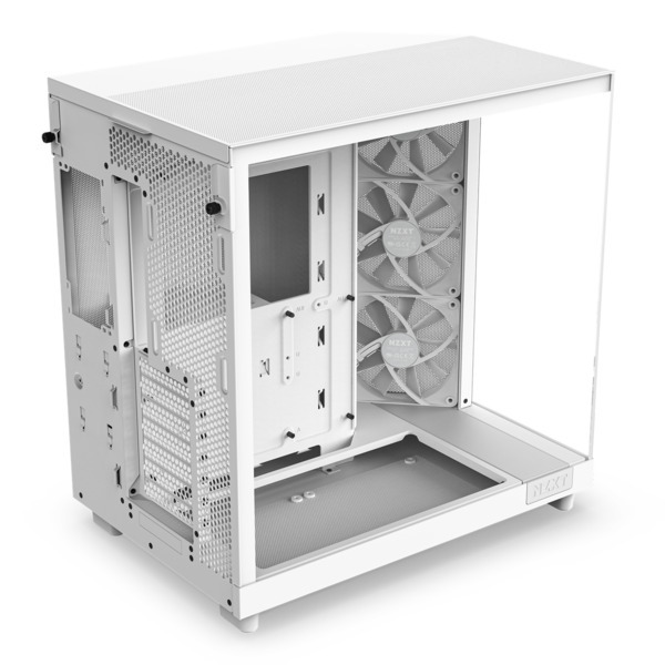 NZXT H6 Midi-Tower Case with window, White