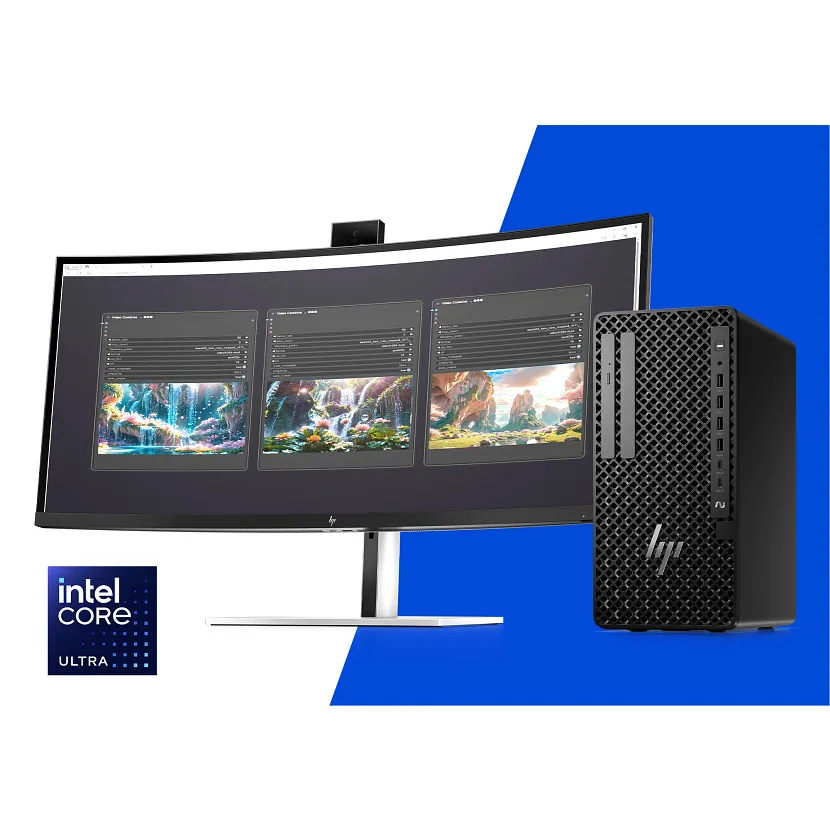 HP Z1 Tower G1i Core Ultra 9 285, 64GB, 1TB, Win 11 Pro Workstation, Tower, Black