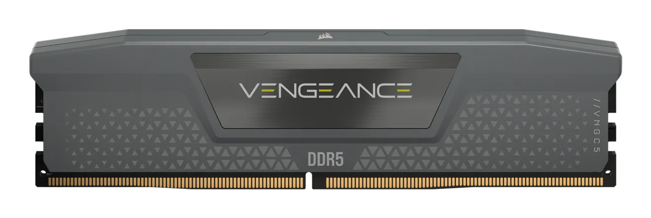 CORSAIR DDR5 6000MT/s 64GB 2x32GB DIMM Unbuffered 40-40-40-77 Std PMIC AMD EXPO VENGEANCE DDR5 Cool Grey Heatspreader 1.35V