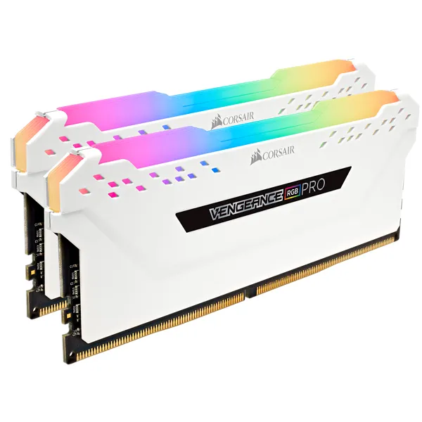 Corsair Vengeance RGB Pro 16 GB (2 x 8 GB) DDR4 3600MHz, CL18 - minne, Vit