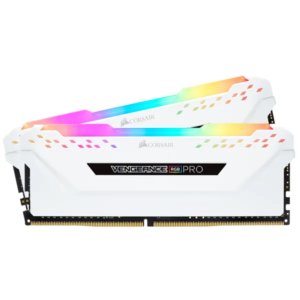 Corsair Vengeance RGB Pro 16 GB (2 x 8 GB) DDR4 3600MHz, CL18 - minne, Vit