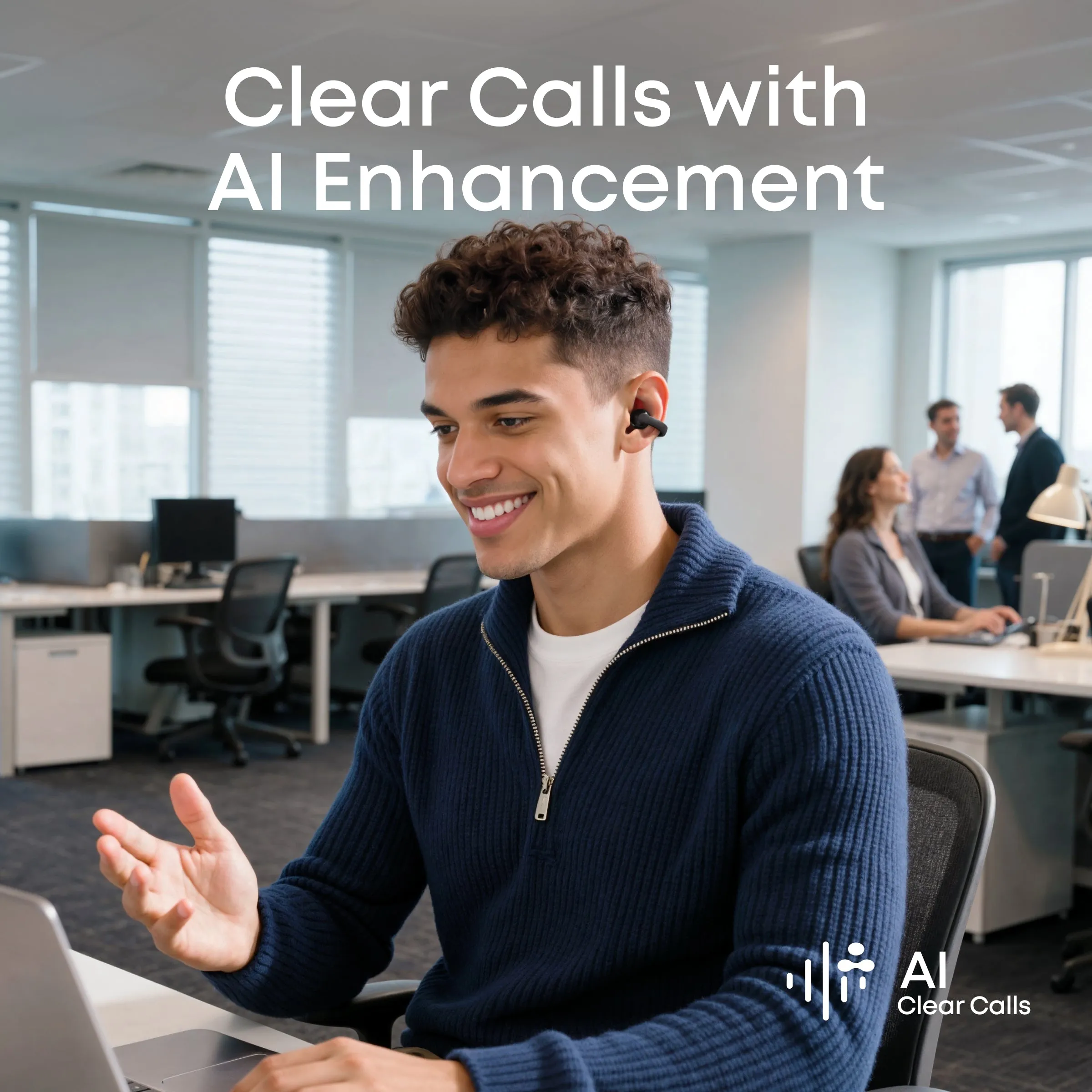 Anker Soundcore C50i tr&aring;dl&ouml;sa in-ear h&ouml;rlurar, svart