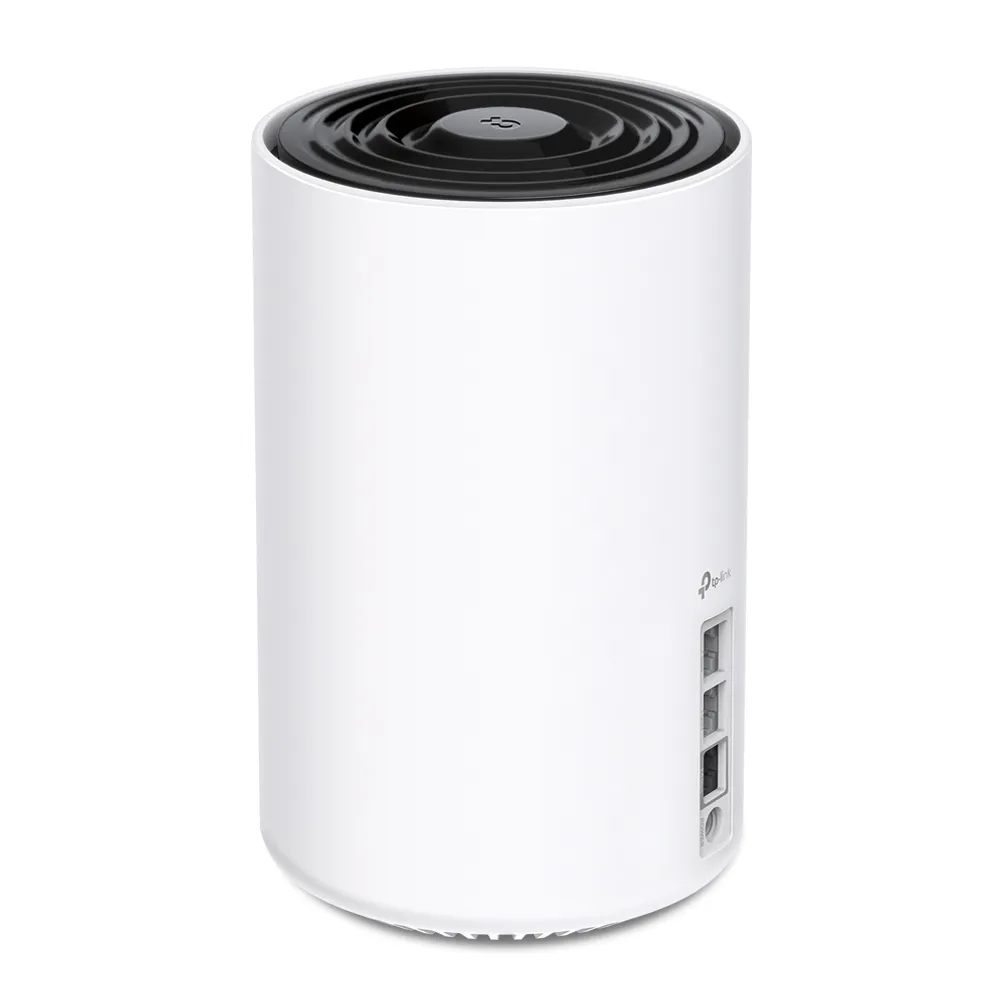 TP-Link Deco XE75 Pro -mesh WiFi -j&auml;rjestelm&auml;, Wi-Fi 6E, AXE5400, Tri-band, 2 kpl, 2,5G-portilla, valkoinen