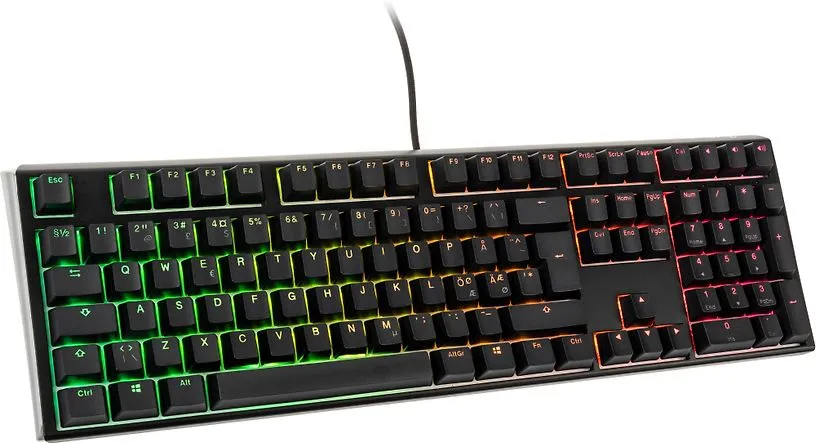 Ducky One 3 - Classic Black / White Nordic - Fullsize - Gateron Baby Kangaroo - RGB