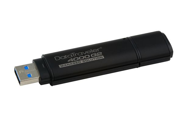 Kingston DataTraveler 4000 G2 Management USB 3.2 Gen 1 8GB memory stick, Black