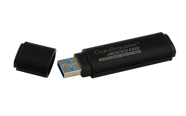 Kingston DataTraveler 4000 G2 Management USB 3.2 Gen 1 8GB memory stick, Black