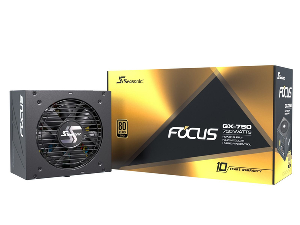 Seasonic FOCUS-GX-750 750W - PSU, 80 Plus Gold