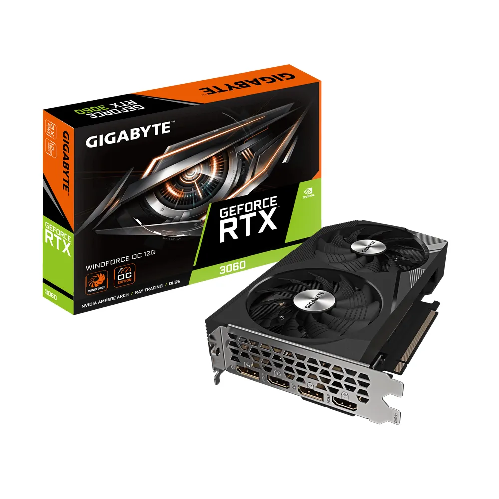 Gigabyte GeForce RTX 3060 Windforce OC 2.0 12GB - graphics card
