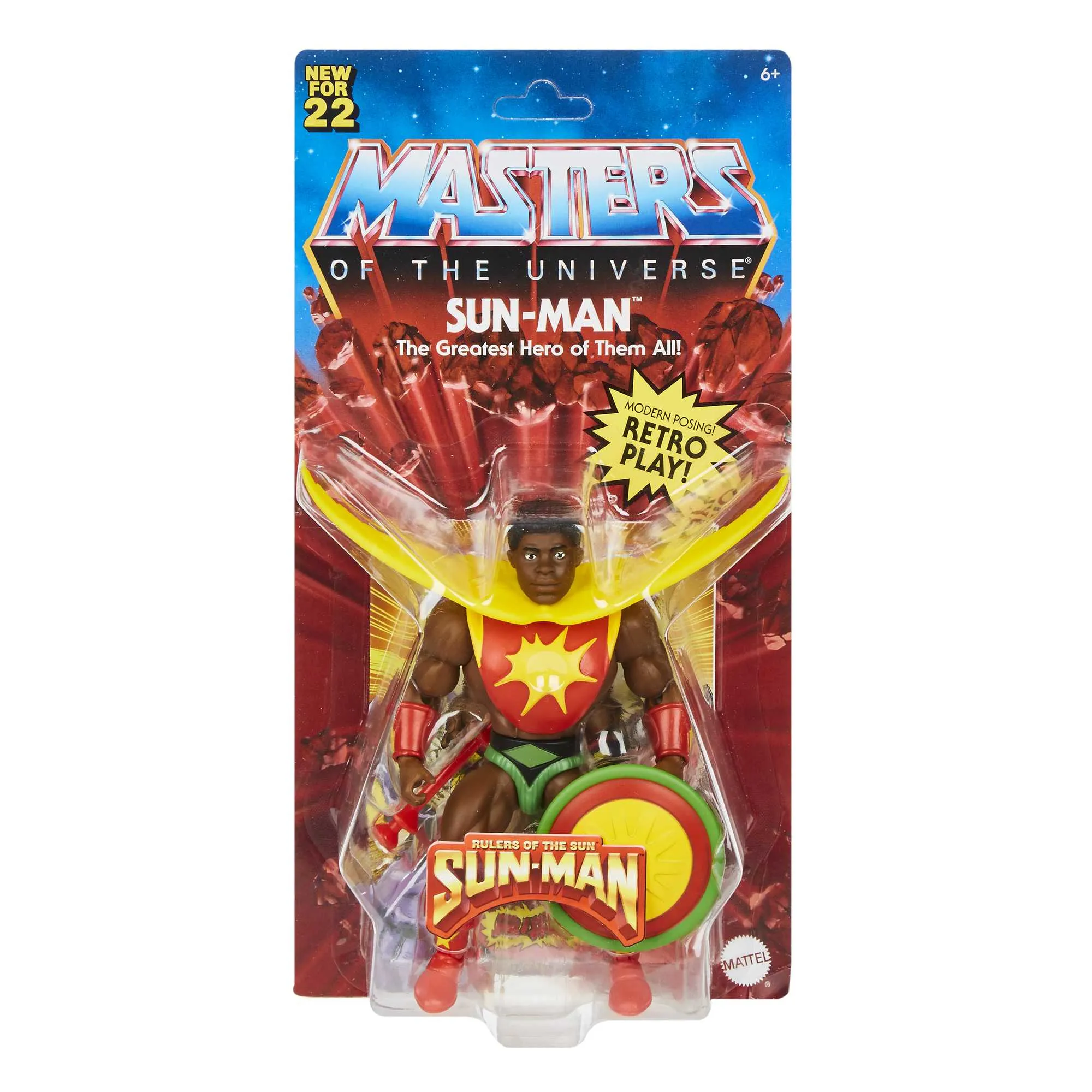 Mattel Masters of the Universe Origins Action Figure 14cm SunMan - HDR90