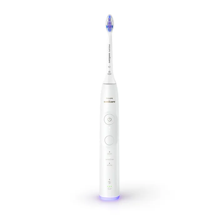 Philips Sonicare 6500 - eltandborste, 2 st, vit/svart Philips Sonicare 6500 - eltandborste, 2 st, vit/svart
