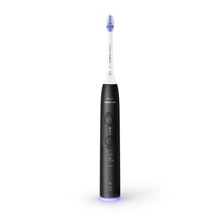 Philips Sonicare 6500 - eltandborste, 2 st, vit/svart Philips Sonicare 6500 - eltandborste, 2 st, vit/svart