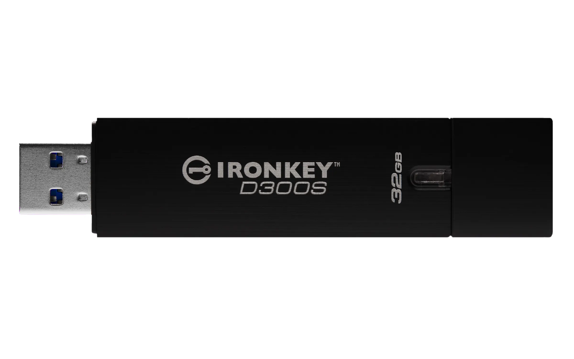 Kingston IronKey D300S USB 3.1 Gen 1 32 Gt -muistitikku, musta