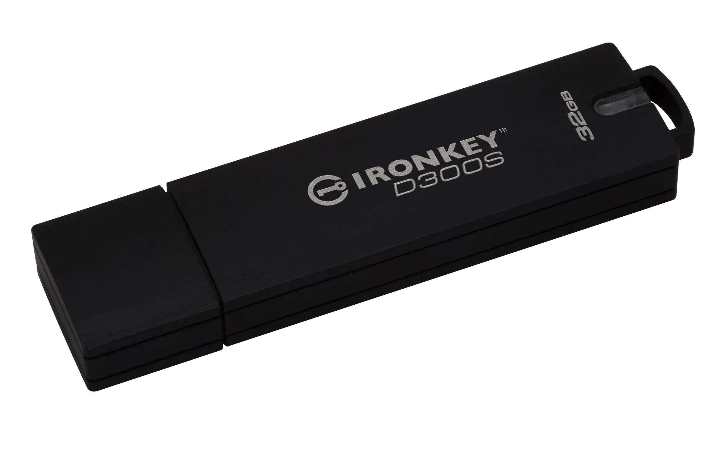 Kingston IronKey D300S USB 3.1 Gen 1 32 Gt -muistitikku, musta