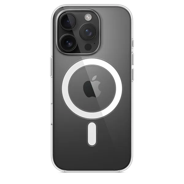 Apple iPhone 16 Pro -suojakuori MagSafella, Läpinäkyvä