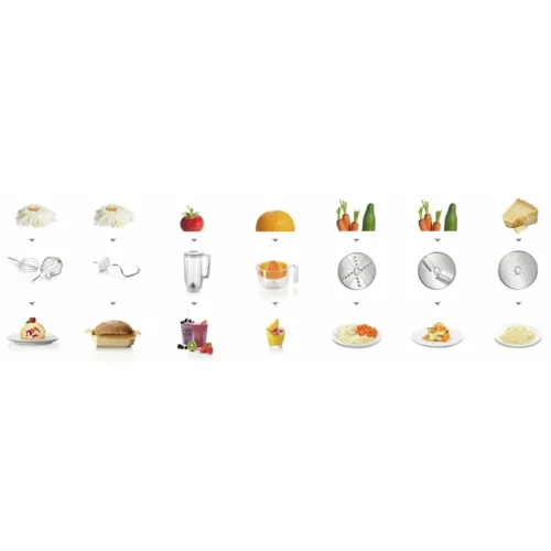 Bosch MUM58243 1000W - white