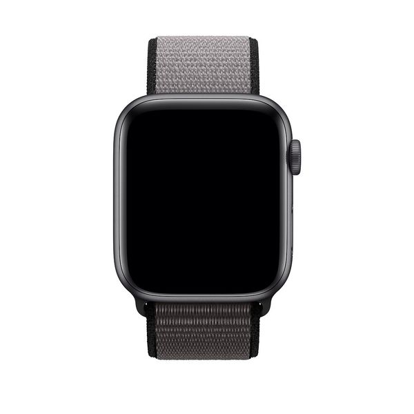 Apple Watch 44 mm Sport Loop -ranneke, Ankkurinharmaa