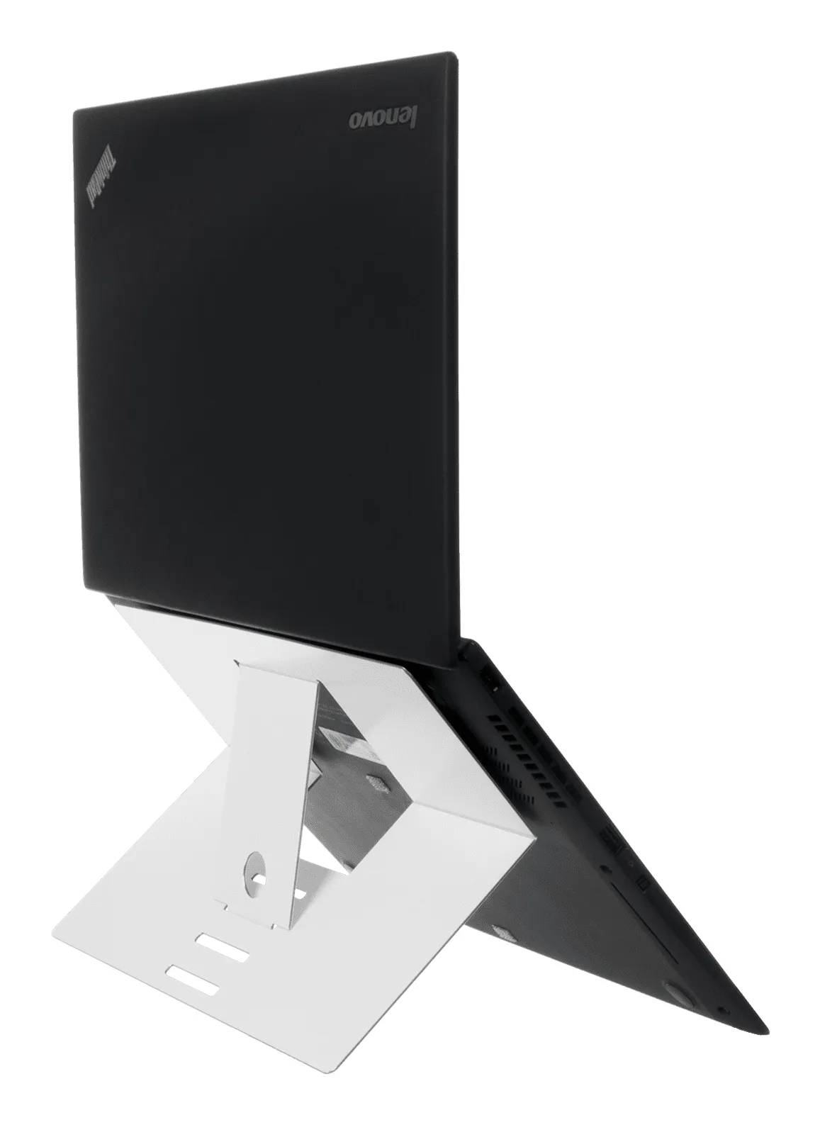R-Go Riser Attachable Laptop Stand, adjustable, white