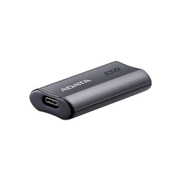 A-DATA SC750 1 Tt USB 3.2 Gen 2 (USB-C) -ulkoinen SSD, kannettava, pelik&auml;ytt&ouml;&ouml;n, Black Titanium
