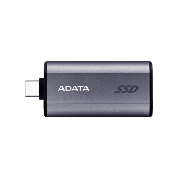 A-DATA SC750 1 Tt USB 3.2 Gen 2 (USB-C) -ulkoinen SSD, kannettava, pelik&auml;ytt&ouml;&ouml;n, Black Titanium