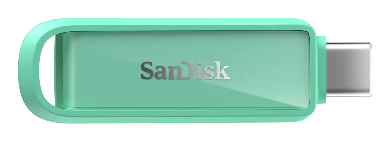 SANDISK Phone Drive with USB-C Seafoam Green 256GB