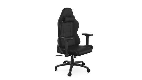 SilentiumPC Gear SR400F BK Gaming Chair Black Fabric